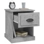 Mesitas de noche 2 uds madera contrachapada gris 39x39x47,5 cm de vidaXL, Mesitas de noche - Ref: Foro24-816137, Precio: 55,9...