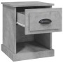 Mesitas de noche 2 uds madera contrachapada gris 39x39x47,5 cm de vidaXL, Mesitas de noche - Ref: Foro24-816137, Precio: 55,9...