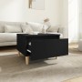 Mesa auxiliar de madera contrachapada negro 50x46x35 cm en Mesas auxiliares | Comprar online en Foru.es