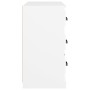 Aparador de madera contrachapada blanco 70x35,5x67,5 cm de vidaXL, Aparadores - Ref: Foro24-816432, Precio: 107,21 €, Descuen...