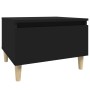 Mesas auxiliares 2 uds madera contrachapada negro 50x46x35 cm en Mesas auxiliares | Comprar online en Foru.es
