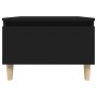 Mesas auxiliares 2 uds madera contrachapada negro 50x46x35 cm en Mesas auxiliares | Comprar online en Foru.es