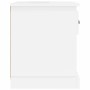 Mesita de noche madera contrachapada blanco brillo 39x39x47,5cm de vidaXL, Mesitas de noche - Ref: Foro24-816132, Precio: 38,...