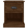 Mesita de noche madera contrachapada marrón roble 39x39x47,5 cm de vidaXL, Mesitas de noche - Ref: Foro24-816142, Precio: 39,...