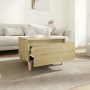 Mesa auxiliar madera contrachapada roble Sonoma 50x46x35 cm en Mesas auxiliares | Comprar online en Foru.es