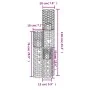 Candeleros 3 unidades mimbre gris de vidaXL, Candelabros - Ref: Foro24-364360, Precio: 75,79 €, Descuento: %