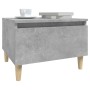 Mesa auxiliar de madera contrachapada gris hormigón 50x46x35 cm en Mesas auxiliares | Comprar online en Foru.es