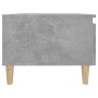 Mesa auxiliar de madera contrachapada gris hormigón 50x46x35 cm en Mesas auxiliares | Comprar online en Foru.es