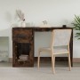 Escritorio y cajón madera contrachapada roble humo 115x50x75 cm de vidaXL, Escritorios - Ref: Foro24-816477, Precio: 89,09 €,...