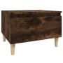 Mesa auxiliar madera contrachapada roble ahumado 50x46x35 cm en Mesas auxiliares | Comprar online en Foru.es