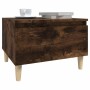 Mesa auxiliar madera contrachapada roble ahumado 50x46x35 cm en Mesas auxiliares | Comprar online en Foru.es