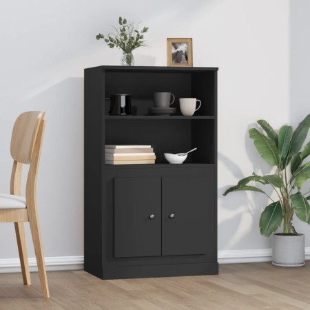 Aparador de madera contrachapada negro 60x35,5x103,5 cm de vidaXL, Aparadores - Ref: Foro24-816313, Precio: 86,68 €, Descuent...