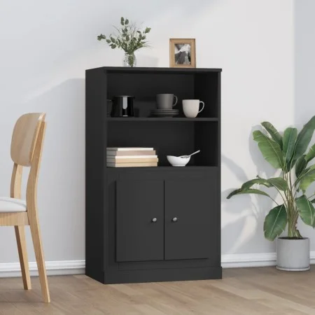 Aparador de madera contrachapada negro 60x35,5x103,5 cm de vidaXL, Aparadores - Ref: Foro24-816313, Precio: 83,26 €, Descuent...