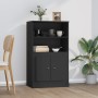 Aparador de madera contrachapada negro 60x35,5x103,5 cm de vidaXL, Aparadores - Ref: Foro24-816313, Precio: 86,68 €, Descuent...