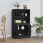 Aparador de madera contrachapada negro 60x35,5x103,5 cm de vidaXL, Aparadores - Ref: Foro24-816313, Precio: 86,68 €, Descuent...