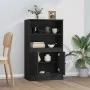Aparador de madera contrachapada negro 60x35,5x103,5 cm de vidaXL, Aparadores - Ref: Foro24-816313, Precio: 83,26 €, Descuent...