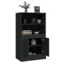 Aparador de madera contrachapada negro 60x35,5x103,5 cm de vidaXL, Aparadores - Ref: Foro24-816313, Precio: 83,26 €, Descuent...