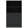 Aparador de madera contrachapada negro 60x35,5x103,5 cm de vidaXL, Aparadores - Ref: Foro24-816313, Precio: 83,26 €, Descuent...