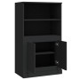 Aparador de madera contrachapada negro 60x35,5x103,5 cm de vidaXL, Aparadores - Ref: Foro24-816313, Precio: 86,68 €, Descuent...