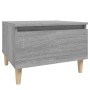 Mesa auxiliar madera contrachapada gris Sonoma 50x46x35 cm en Mesas auxiliares | Comprar online en Foru.es