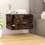 Mesita de noche de pared 2 uds color roble ahumado 41,5x36x28cm de vidaXL, Mesitas de noche - Ref: Foro24-816387, Precio: 53,...