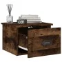 Wall-mounted bedside table set, smoked oak color, 41.5x36x28cm by vidaXL, Nightstands - Ref: Foro24-816387, Price: 53,62 €, D...