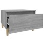 Mesa auxiliar madera contrachapada gris Sonoma 50x46x35 cm en Mesas auxiliares | Comprar online en Foru.es