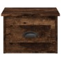 Mesita de noche de pared 2 uds color roble ahumado 41,5x36x28cm de vidaXL, Mesitas de noche - Ref: Foro24-816387, Precio: 54,...