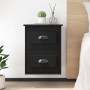 Mesitas de noche de pared 2 uds negras 41,5x36x53 cm de vidaXL, Mesitas de noche - Ref: Foro24-816395, Precio: 64,87 €, Descu...