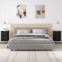 Mesitas de noche de pared 2 uds negras 41,5x36x53 cm de vidaXL, Mesitas de noche - Ref: Foro24-816395, Precio: 64,87 €, Descu...