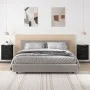 Mesitas de noche de pared 2 uds negras 41,5x36x53 cm de vidaXL, Mesitas de noche - Ref: Foro24-816395, Precio: 64,32 €, Descu...