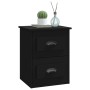 Mesitas de noche de pared 2 uds negras 41,5x36x53 cm de vidaXL, Mesitas de noche - Ref: Foro24-816395, Precio: 64,87 €, Descu...