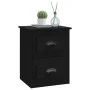 Mesitas de noche de pared 2 uds negras 41,5x36x53 cm de vidaXL, Mesitas de noche - Ref: Foro24-816395, Precio: 64,32 €, Descu...