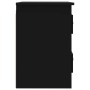 Mesitas de noche de pared 2 uds negras 41,5x36x53 cm de vidaXL, Mesitas de noche - Ref: Foro24-816395, Precio: 64,87 €, Descu...