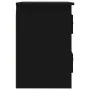 Mesitas de noche de pared 2 uds negras 41,5x36x53 cm de vidaXL, Mesitas de noche - Ref: Foro24-816395, Precio: 64,32 €, Descu...