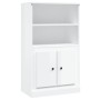 Aparador de madera contrachapada blanco brillo 60x35,5x103,5 cm de vidaXL, Aparadores - Ref: Foro24-816314, Precio: 89,72 €, ...