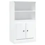 Aparador de madera contrachapada blanco brillo 60x35,5x103,5 cm de vidaXL, Aparadores - Ref: Foro24-816314, Precio: 88,73 €, ...