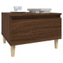 Mesa auxiliar madera contrachapada roble marrón 50x46x35 cm en Mesas auxiliares | Comprar online en Foru.es