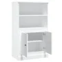 Aparador de madera contrachapada blanco brillo 60x35,5x103,5 cm de vidaXL, Aparadores - Ref: Foro24-816314, Precio: 88,73 €, ...