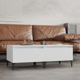 Mesas auxiliares 2 uds madera contrachapada blanco 50x46x35 cm en Mesas auxiliares | Comprar online en Foru.es