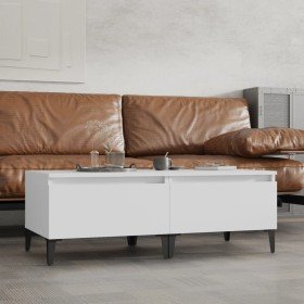 Mesas auxiliares 2 uds madera contrachapada blanco 50x46x35 cm en Mesas auxiliares | Comprar online en Foru.es