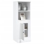 Aparador madera contrachapada blanco brillo 36x35,5x103,5 cm de vidaXL, Aparadores - Ref: Foro24-816322, Precio: 64,78 €, Des...