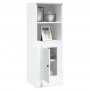 Aparador madera contrachapada blanco brillo 36x35,5x103,5 cm de vidaXL, Aparadores - Ref: Foro24-816322, Precio: 64,05 €, Des...