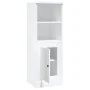 Aparador madera contrachapada blanco brillo 36x35,5x103,5 cm de vidaXL, Aparadores - Ref: Foro24-816322, Precio: 64,05 €, Des...
