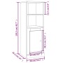 Aparador madera contrachapada blanco brillo 36x35,5x103,5 cm de vidaXL, Aparadores - Ref: Foro24-816322, Precio: 64,78 €, Des...