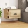 Mesita de noche de pared 2 uds color roble Sonoma 41,5x36x28 cm de vidaXL, Mesitas de noche - Ref: Foro24-816383, Precio: 53,...