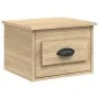 Mesita de noche de pared 2 uds color roble Sonoma 41,5x36x28 cm de vidaXL, Mesitas de noche - Ref: Foro24-816383, Precio: 53,...