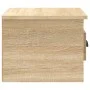 Mesita de noche de pared 2 uds color roble Sonoma 41,5x36x28 cm de vidaXL, Mesitas de noche - Ref: Foro24-816383, Precio: 53,...