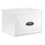 Mesitas de noche de pared 2 uds blanco brillante 41,5x36x28 cm de vidaXL, Mesitas de noche - Ref: Foro24-816381, Precio: 59,1...