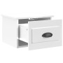 Mesitas de noche de pared 2 uds blanco brillante 41,5x36x28 cm de vidaXL, Mesitas de noche - Ref: Foro24-816381, Precio: 59,1...